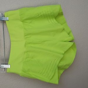 NWOT Joy Lab Women's Athletic Running Shorts neon lime green size XS